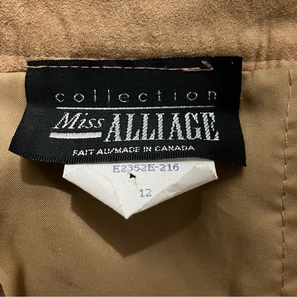 Vtg | Miss Alliage | Gold tone maxi skirt - Picture 5 of 7